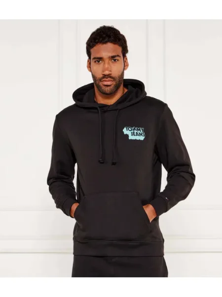 Geacă de blugi Tommy Jeans negru