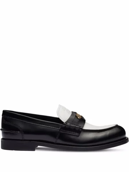 Pantofi loafer Miu Miu din piele negru
