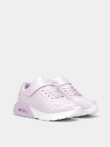 Дитячі Кросівки повсякденні Skechers UNO LITE лавандовий штучна шкіра