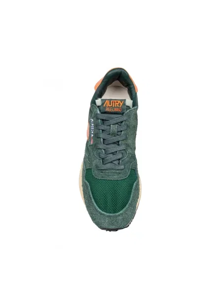 Lniane sneakersy Autry zielone