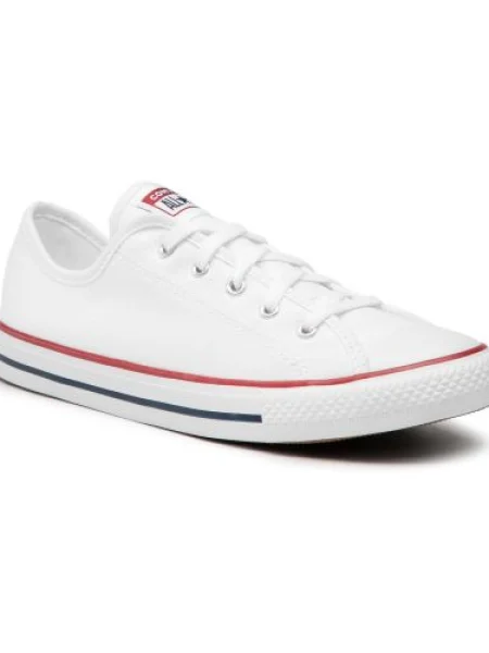 Plátenky Converse Ctas Dainty Ox White/Red/Blue biela