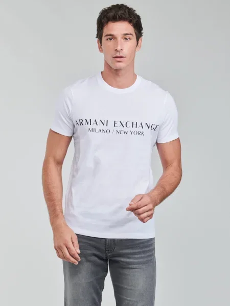 Tricou Armani Exchange alb