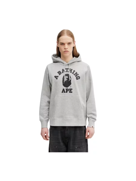 Bluza z kapturem A Bathing Ape® z kapturem szara
