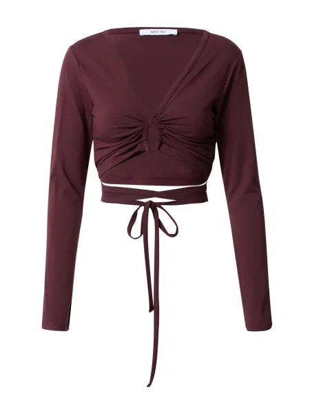 ABOUT YOU Tričko Selena rezavě hnědá