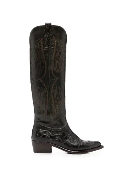 Botine Eraldo din piele maro