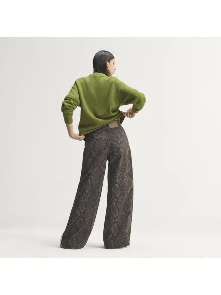 VOLNÉ DŽÍNY SNAKE PRINT