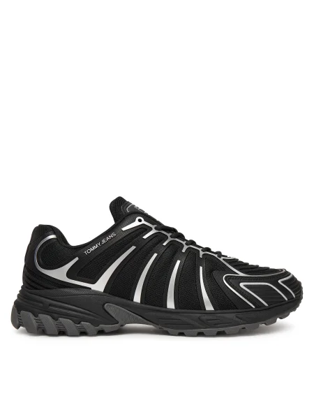 Tommy Jeans Сникърси Tjm Outdoor Runner Tech. черен