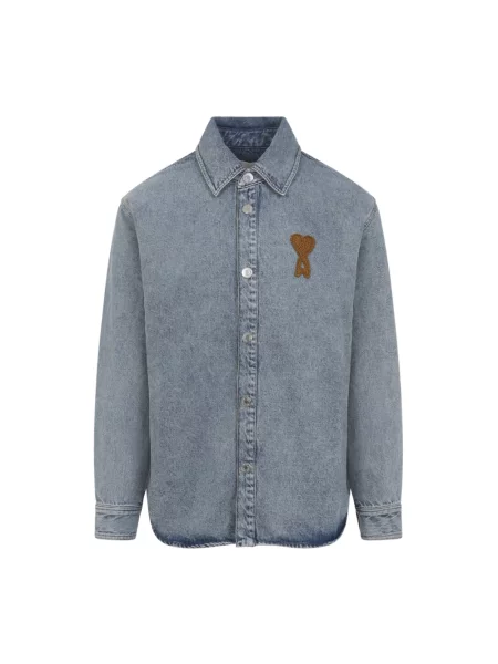 Koszula Ami Paris niebieska