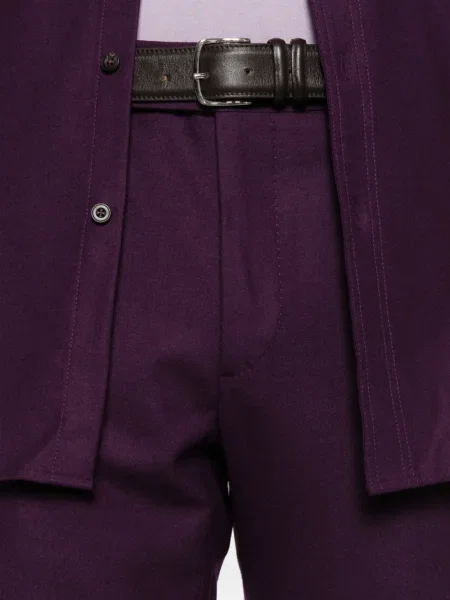 Pantaloni Cellar Door de lână violet