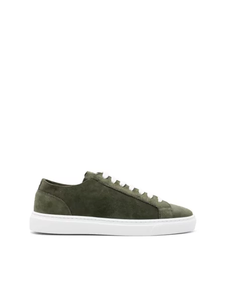 Sneakersy Doucal's zamszowe zielone