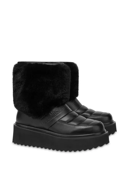 Slip on auliniai batai Love Moschino su autografu juoda