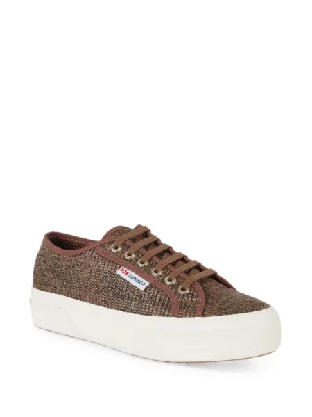 Sneakerși Superga maro