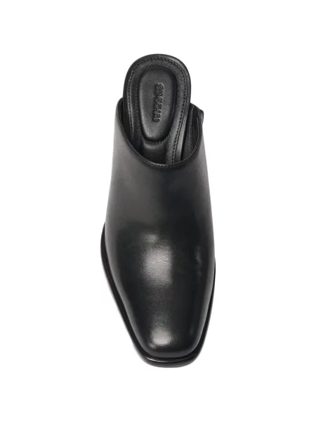 Papuci tip mules Simkhai din piele negru