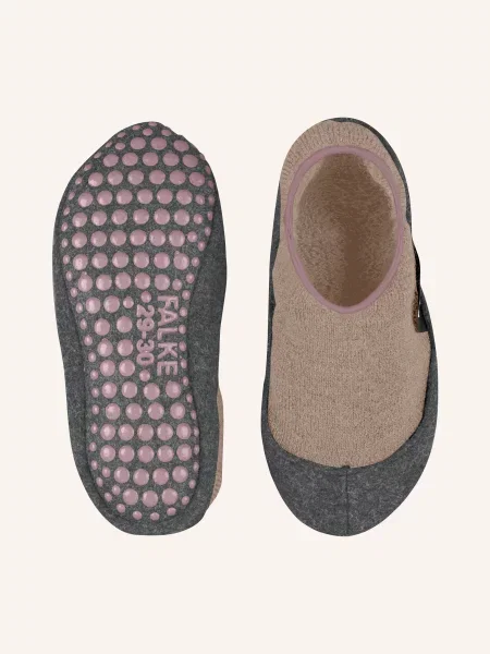 Falke Skarpety Antypoślizgowe Cosy Slipper Z Wełny Merino grau