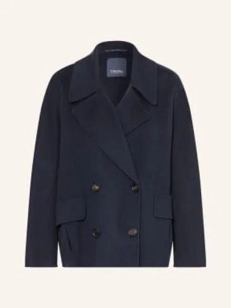 S Max Mara Kabát Adele tmavě modrá