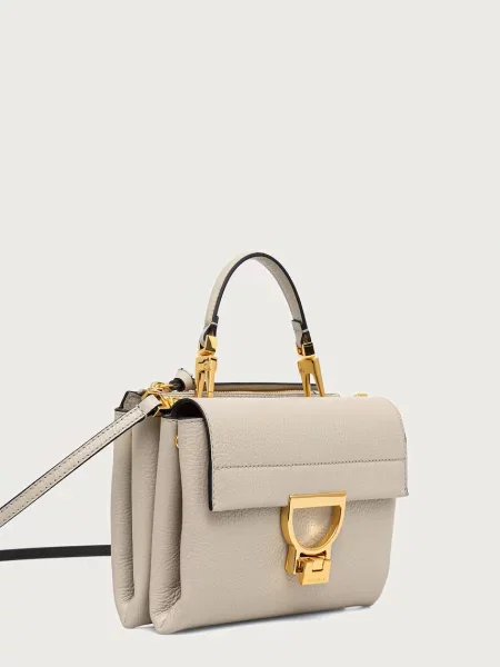 Geanta crossbody Coccinelle din piele verde