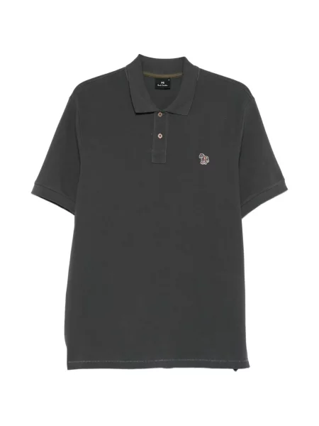 Polo Ps Paul Smith cu model zebră gri