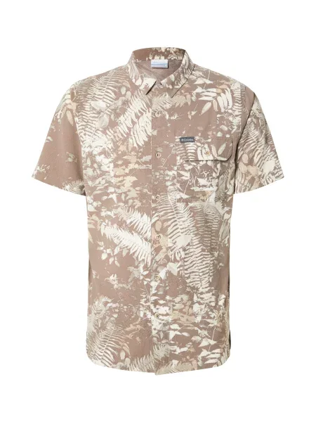 COLUMBIA Cămăși funcțională maro deschis alb