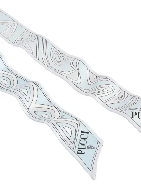 Sutien bandeau Pucci cu imagine albastru