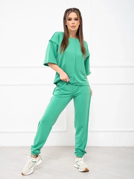 Спортивний костюм ISSA Plus зелений