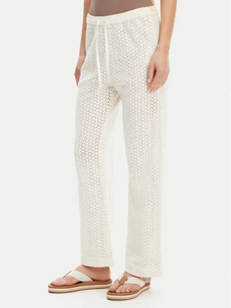 Roxy Текстилни панталони Екрю