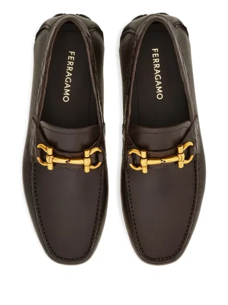 Loafersy Ferragamo hnedá