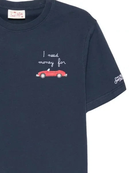 Tricou Mc2 Saint Barth cu imagine albastru