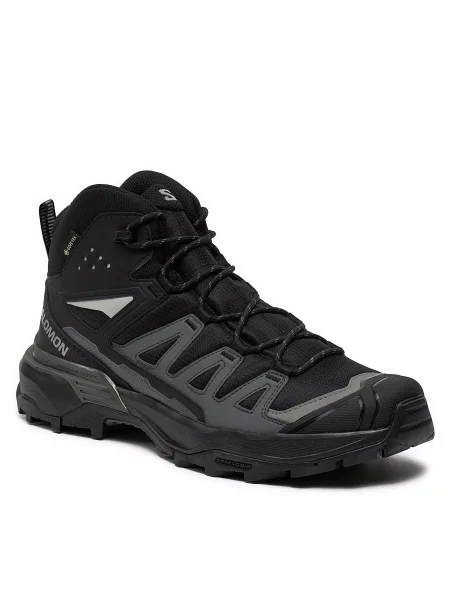 Turistiniai batai Salomon X Ultra Mid Gore-Tex Black / Magnet / Pewter juoda
