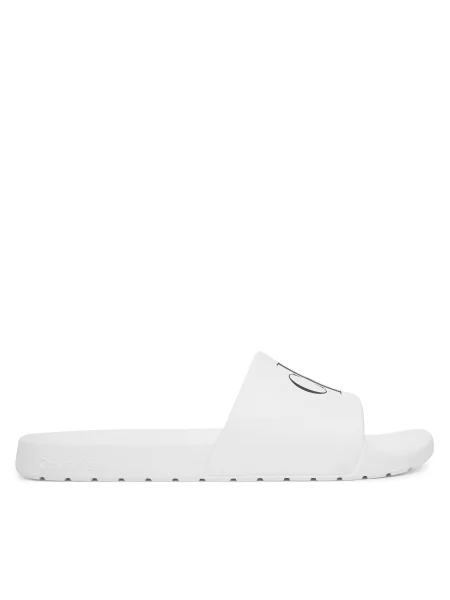 Šlepetės Calvin Klein 3 Slide Molded Eva balta