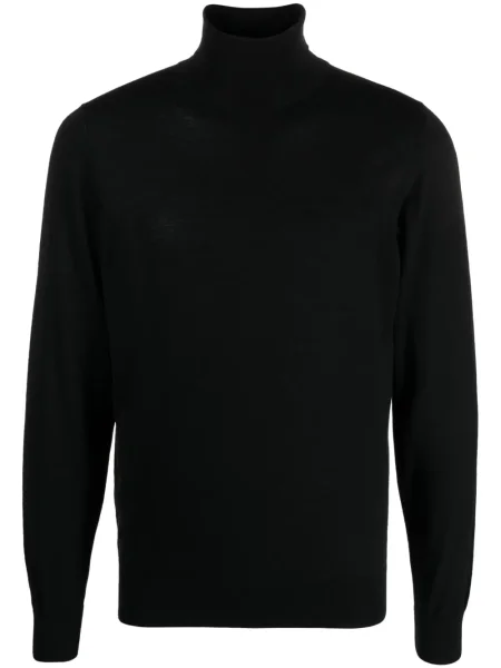 Pulover Piacenza Cashmere de lână negru