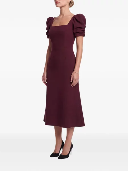 Rochie midi Post Meridiem roșu