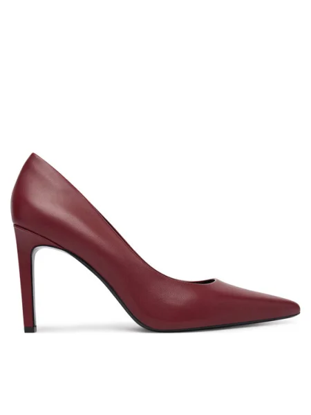 Calvin Klein Pantofi cu subțire Ess Stiletto 90 Vișiniu