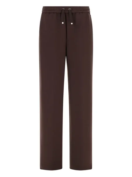 Pantaloni Herno cu cordon maro