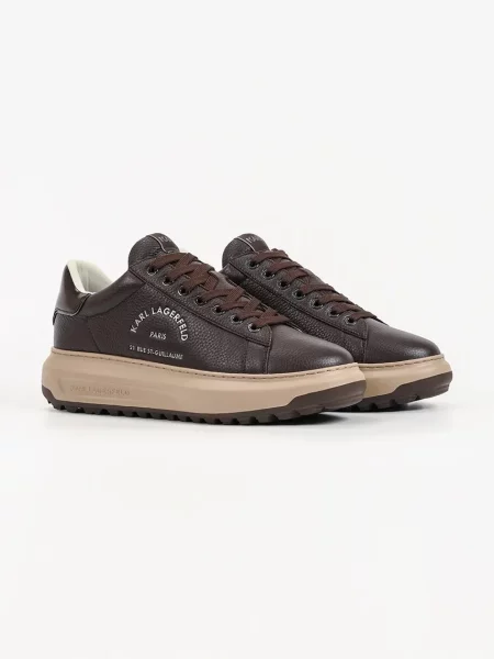 Karl Lagerfeld Kapri sneakers pánske kožené čierna