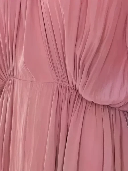 Rochie Lanvin asimetrică roz
