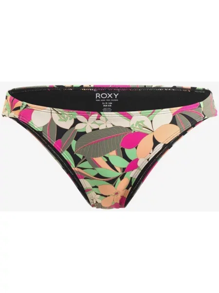 Majtki bikini Roxy Printed Beach Classics Low różowe pomarańczowe M zielone