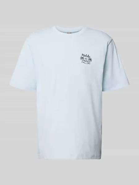 T-shirt o kroju relaxed fit z czystej bawełny model MILO' Only & Sons