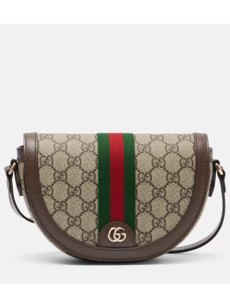 Torebka crossbody Gucci Ophidia beżowa