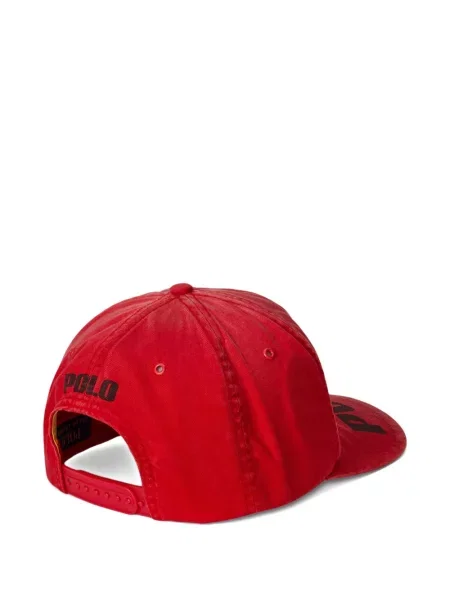 Slip de baie Polo Ralph Lauren alergare cu cordon cu imagine alb