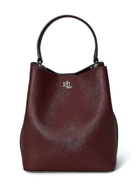 Lauren Ralph Lauren Ročna torbica Reese temno rdeča