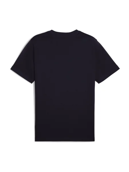 PUMA Tricou ESS No. 1 albastru noapte alb