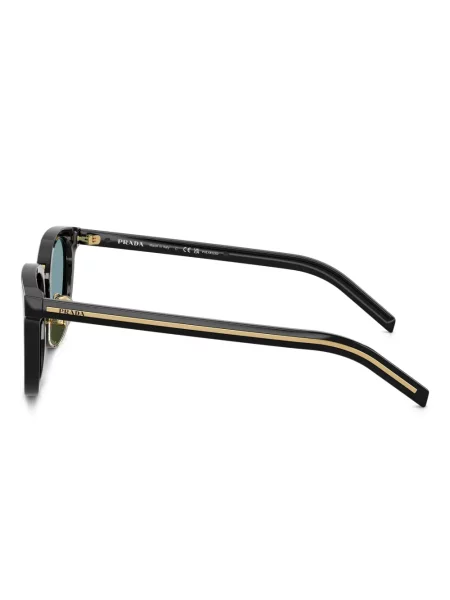 Ochelari de soare rotunzi Prada Eyewear negru