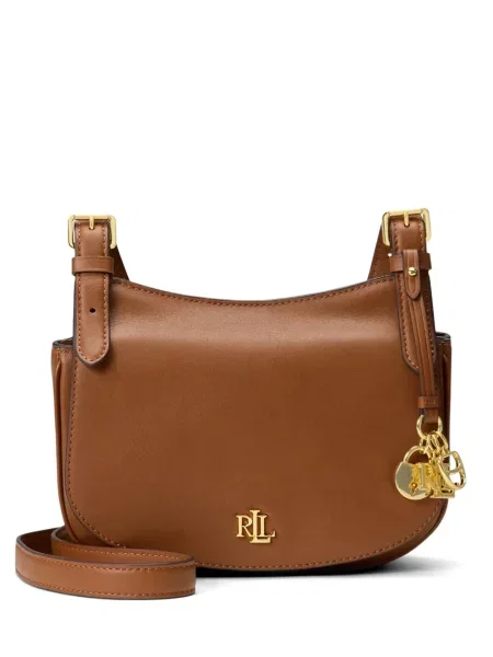 Geanta crossbody Lauren Ralph Lauren din piele maro