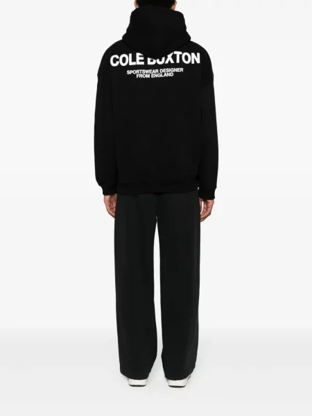 Hanorac cu glugă Cole Buxton cu imagine negru