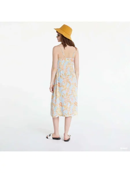 Šaty Roxy Strappy Midi Dress Blue L modré