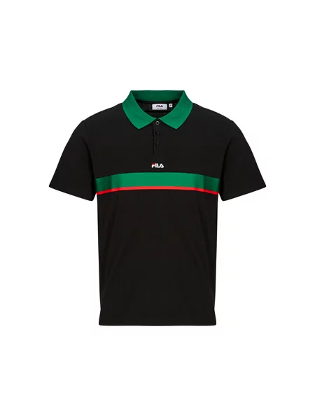 Polo majica Fila s kratkimi rokavi črna