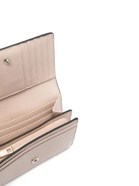 Portfel Furla skórzany z autografem różowy