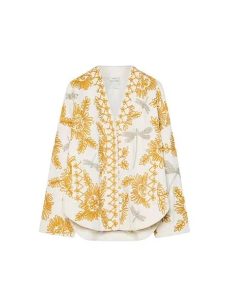 Welurowa wielobarwność kurtka Forte Forte