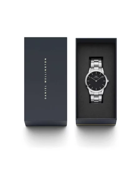 Daniel Wellington zegarek Iconic Link 40 srebrny szary