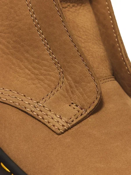 Dr. Martens ботильйони на платформі нубукові ZebZag Laceless WL